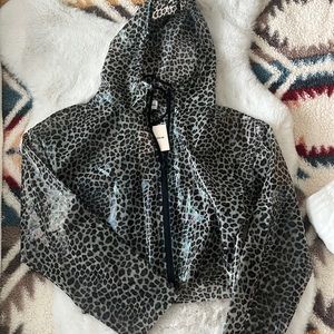 Superdown cropped rain coat